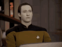 Star Trek Data GIF - Star Trek Data No Fucks Given GIFs