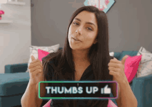 Thumbs Up Michelle Khare GIF - Thumbs Up Michelle Khare Challenge Accepted GIFs