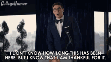 I Dont Know How Long This Has Been Here But I Know That I Am Thankful For It GIF - I Dont Know How Long This Has Been Here But I Know That I Am Thankful For It Grant O Brien GIFs