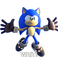 Wait Sonic The Hedgehog Sticker - Wait Sonic The Hedgehog Sonic Prime Stickers