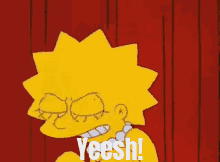 Simpsons Yeesh Lisa Simpson GIF - Simpsons Yeesh Lisa Simpson Lisa Annoyed Yeesh GIFs