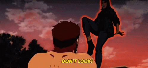 Young Justice Geoforce GIF – Young Justice Geoforce Dont Look ...