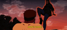 Young Justice Geoforce GIF - Young Justice Geoforce Dont Look GIFs