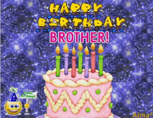 happy birthday wishes for brother cake