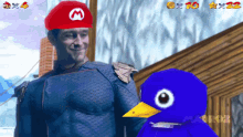 Homelander Super Mario64 GIF - Homelander Super Mario64 Penguin Fall GIFs