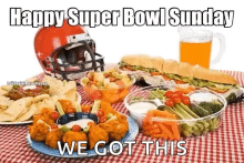 Superbowl Happy Super Bowl Day GIF - Superbowl Happy Super Bowl Day Food GIFs