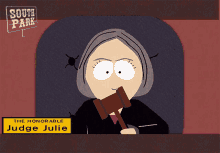 Gavel Judge Julie GIF - Gavel Judge Julie South Park GIFs