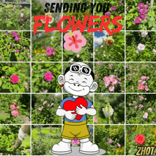 Sending Flowers Enviando Flores GIF