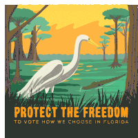 Vrl Protect The Freedom To Vote How We Choose In Florida Sticker - Vrl Protect The Freedom To Vote How We Choose In Florida Florida Stickers