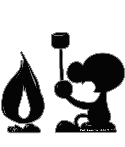 Game And Watch Mr Game And Watch Sticker - Game And Watch Mr Game And Watch Smash Bros Stickers