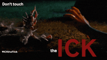 a poster for the flick shows a hand reaching out towards a monster