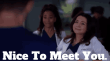 Greys Anatomy Maggie Pierce GIF - Greys Anatomy Maggie Pierce Nice To Meet You GIFs