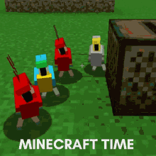 Minecrft Time GIF - Minecrft Time GIFs