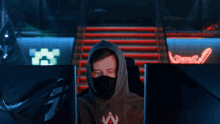 Sitting In Front Of The Pc Alan Walker GIF - Sitting In Front Of The Pc Alan Walker Working In Front Of A Screen GIFs