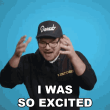 I Was So Excited Nolan Sykes GIF - I Was So Excited Nolan Sykes Donut Media GIFs
