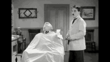 Charlie Chaplin Hairdresser GIF - Charlie Chaplin Hairdresser Twitching GIFs