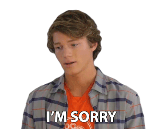 Im Sorry Apologize Sticker - Im Sorry Apologize Apology Stickers