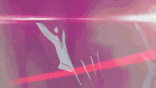 a pink background with a silhouette of a person dancing