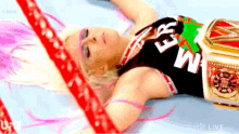 Alexa Bliss Tired GIF - Alexa Bliss Tired Knocked Out GIFs