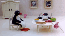 Pingu Eating GIF - Pingu Eating Dinner GIFs