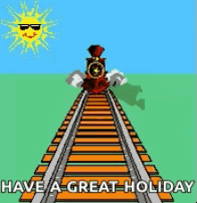 Trainwreck Have A Great Holiday GIF - Trainwreck Train Have A Great Holiday GIFs