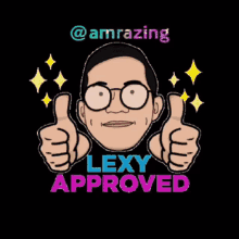 Amrazing Lexy Approved GIF - Amrazing Lexy Approved Thumbs Up GIFs