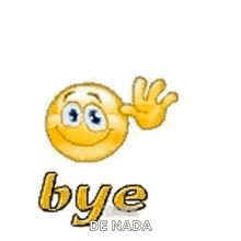 Emoji Bye GIF