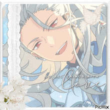 a picture of a man with long hair with the words do all things with love
