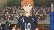 a cartoon character with the number 10 on his jersey