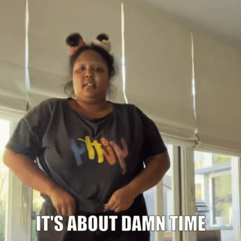 Lizzo Its About Damn Time GIF - Lizzo Its About Damn Time Its About Time -  Discover & Share GIFs