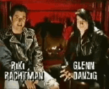 Ricky Rachtman Glenn Danzig GIF - Ricky Rachtman Glenn Danzig Headbangersball GIFs
