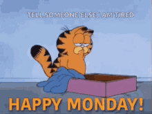 Happy Monday Garfield GIF - Happy Monday Garfield Monday GIFs