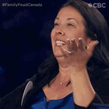 Fanning Myself Sue GIF - Fanning Myself Sue Family Feud Canada GIFs