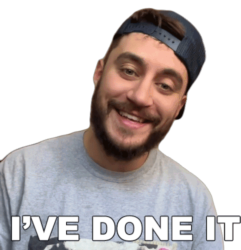 Ive Done It Casey Frey Sticker - Ive Done It Casey Frey I Did It Stickers
