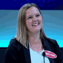 Laughing Abbey Gail GIF - Laughing Abbey Gail Family Feud South Africa GIFs