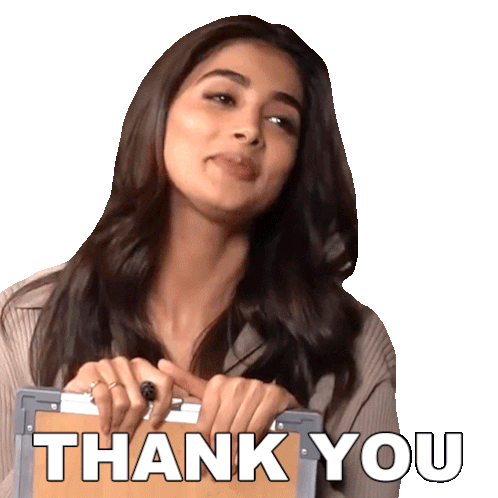 Thank You Pooja Hegde Sticker - Thank You Pooja Hegde Pinkvilla Stickers