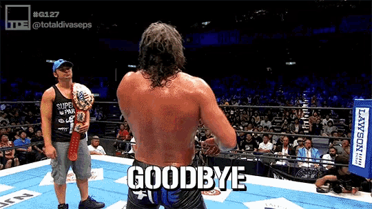 Kenny Omega Goodbye GIF Kenny Omega Goodbye Good Night Discover Share GIFs