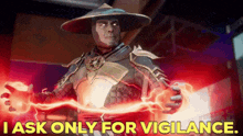 Mortal Kombat Raiden GIF - Mortal Kombat Raiden I Ask Only For Vigilance GIFs