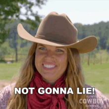 Not Gonna Lie Tara Powers GIF - Not Gonna Lie Tara Powers Ultimate Cowboy Showdown GIFs
