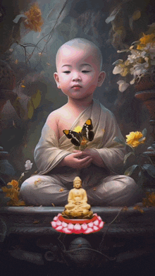 Buddha Junge GIF - Buddha Junge Meditiert GIFs