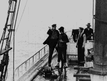 Old Timey Overboard GIF