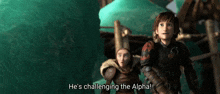 a scene from how to train your dragon shows hiccup and toothless