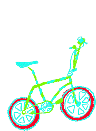 Bike Ride Bicycle Sticker - Bike Ride Bicycle Artnuttz Stickers