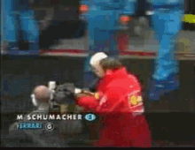 Coulthard Schumacher GIF - Coulthard Schumacher Spa GIFs