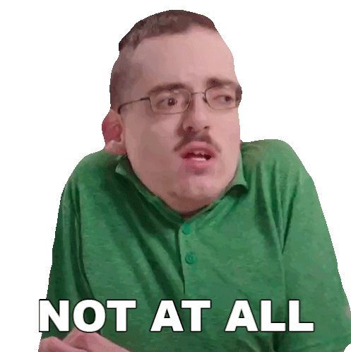 Not At All Ricky Berwick Sticker - Not At All Ricky Berwick Certainly Not Stickers