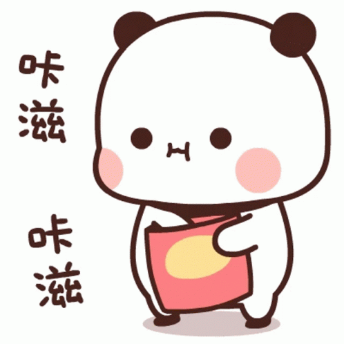 Cute Eat GIF - Cute Eat Chips - Discover & Share GIFs
