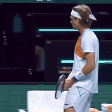 Andrey Rublev Sit Down GIF - Andrey Rublev Sit Down Oops GIFs