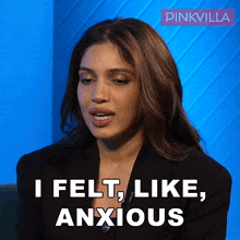 I Felt Like Anxious Bhumi Pednekar GIF - I Felt Like Anxious Bhumi Pednekar Pinkvilla GIFs