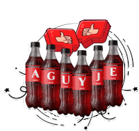 Aguyje Cocacola Sticker - Aguyje Cocacola Juntos Para Algo Mejor Stickers