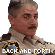 back and forth deputy james garcia reno911 not without my mustache again and again
